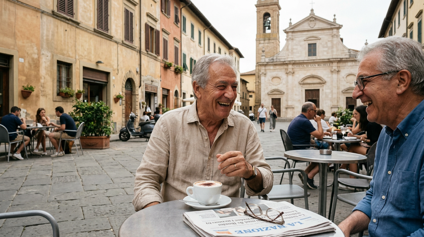 Patient genießt das Leben